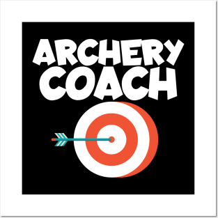 Archery coach Posters and Art